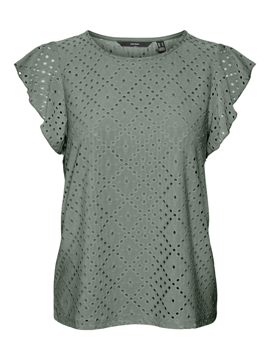 VERO MODA Blúz 'Tassa'  sötétzöld-Hungary