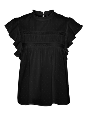 VERO MODA Blúz 'Trine'  fekete-Hungary