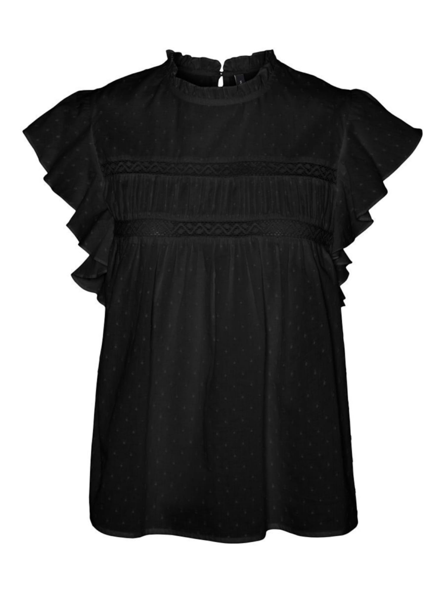 VERO MODA Blúz 'Trine'  fekete-Hungary