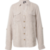 VERO MODA Blúz 'VMBumpy'  világosbarna / fehér-Ár