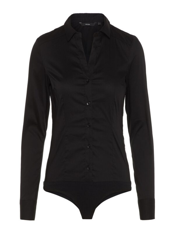 VERO MODA Blúz body  fekete-hu