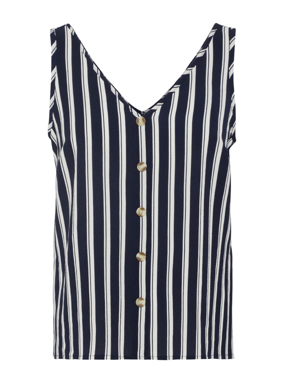 VERO MODA Blúz  tengerészkék / fehér