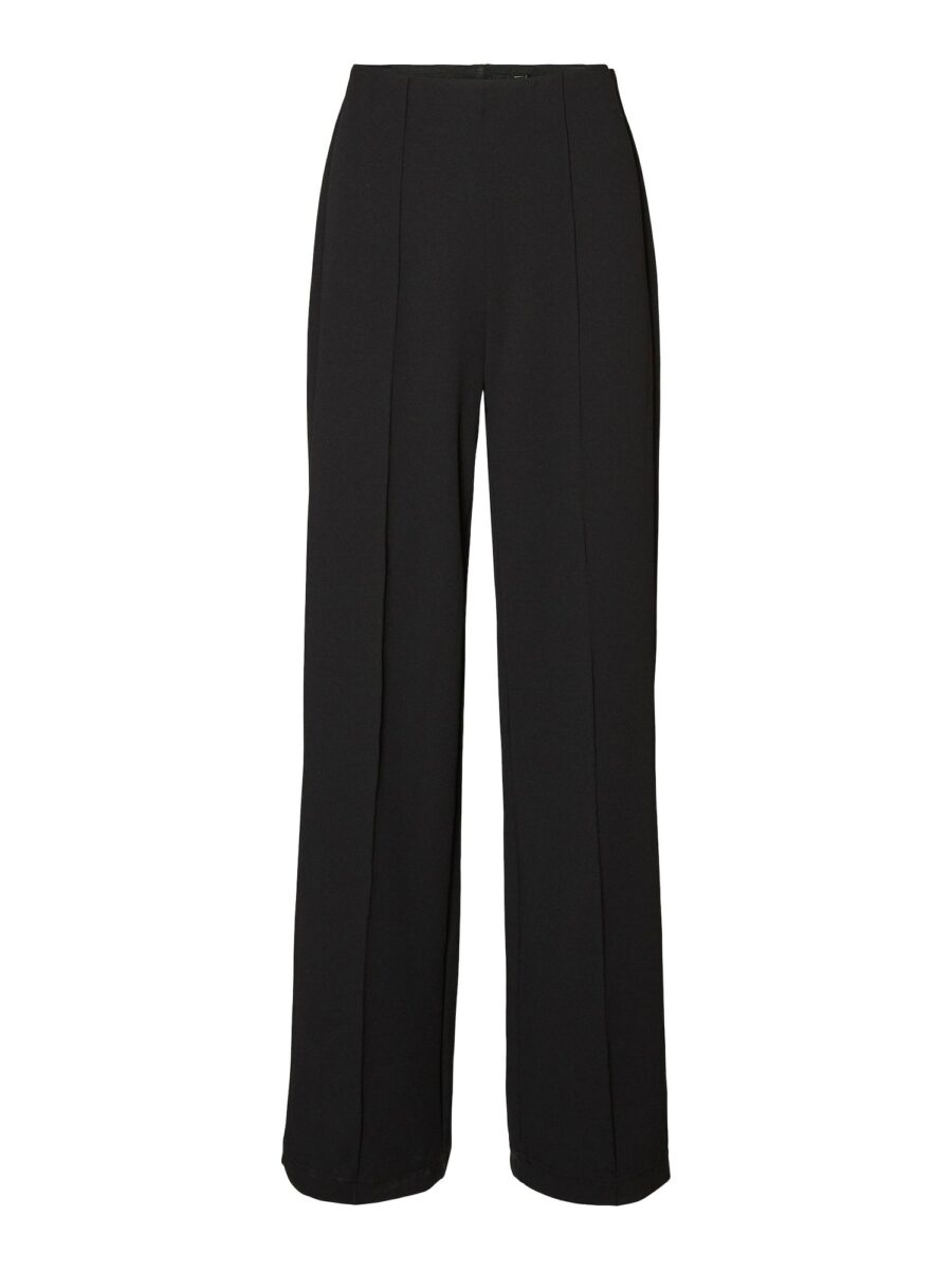 VERO MODA Élére vasalt nadrágok 'Becky'  fekete-hu