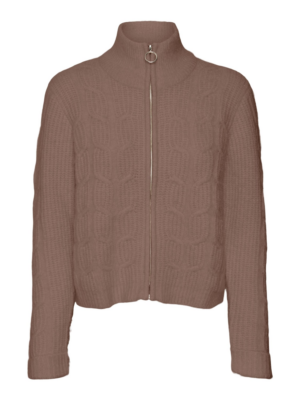 VERO MODA Kardigán 'ADRIANA'  dohánybarna-Ár
