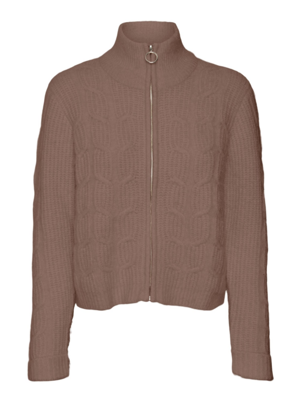 VERO MODA Kardigán 'ADRIANA'  dohánybarna-Ár