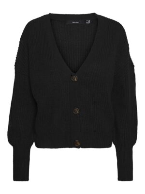 VERO MODA Kardigán 'Lea'  fekete-hu