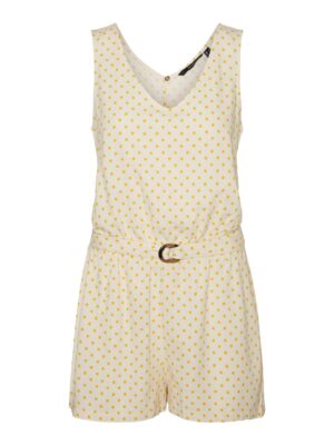 VERO MODA Kezeslábas 'ASTIMILO'  bézs / sárga-hu