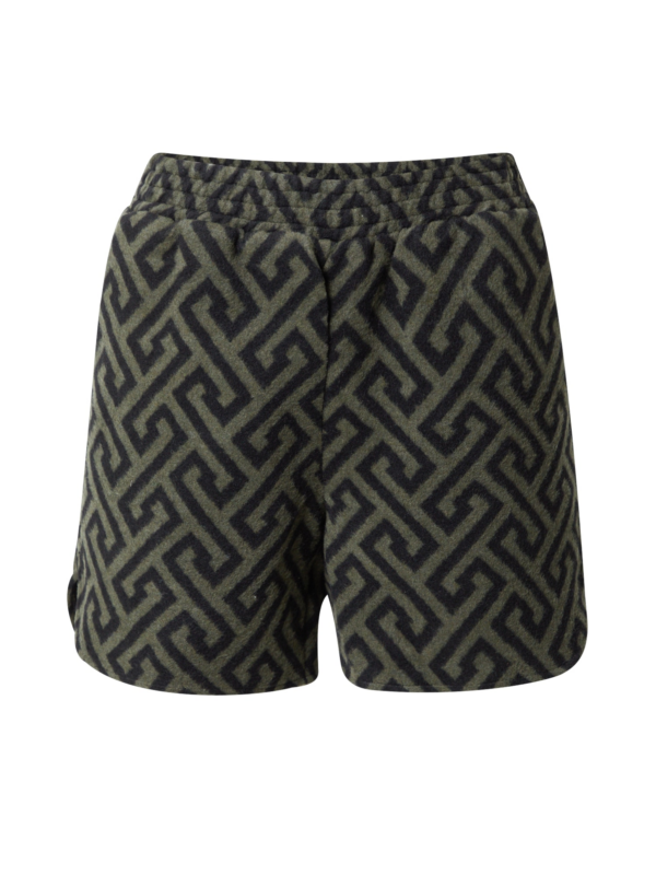 VERO MODA Nadrág 'BRENDASOFIA'  zöld / fekete-Hungary