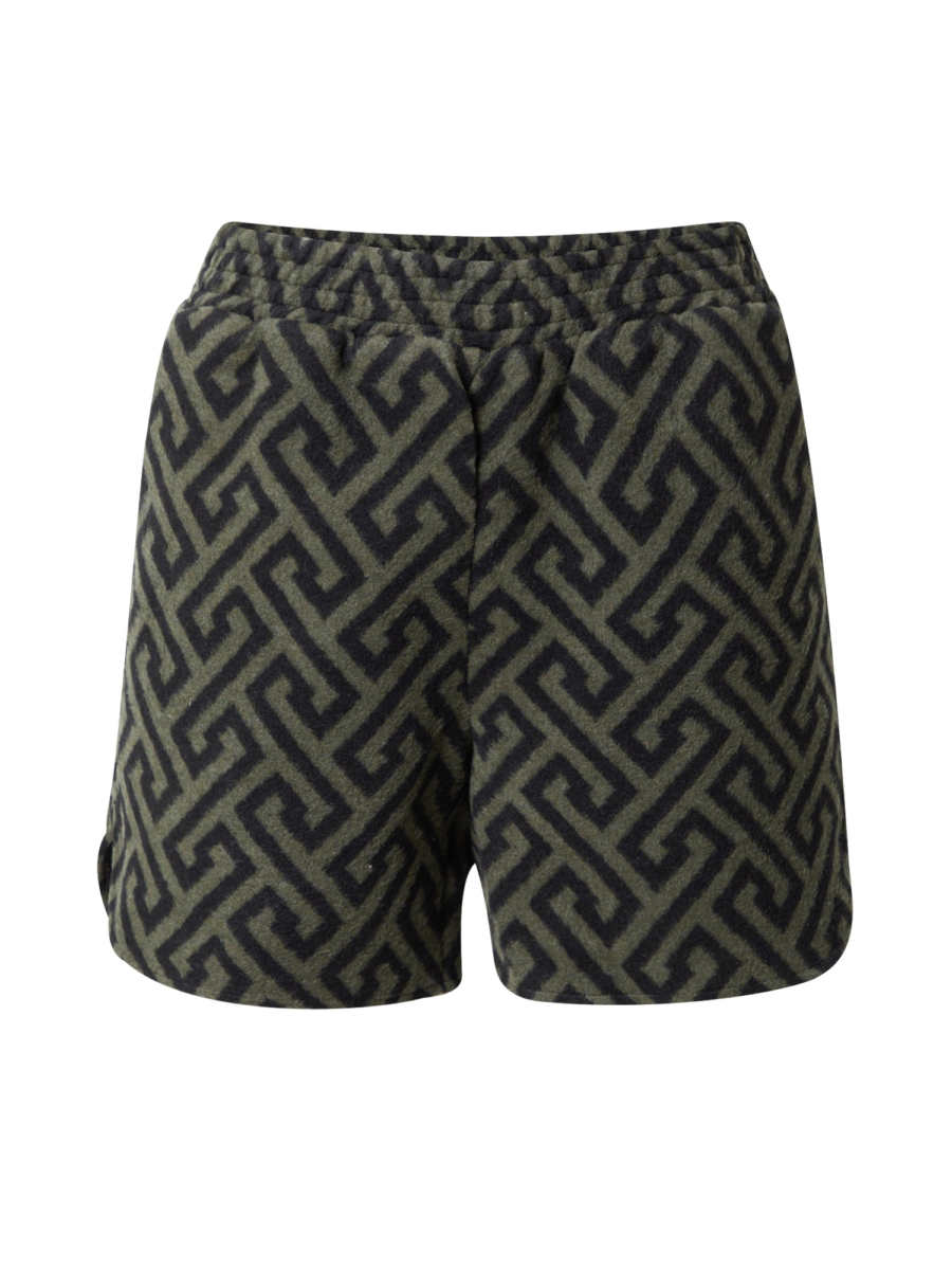 VERO MODA Nadrág 'BRENDASOFIA'  zöld / fekete-Hungary