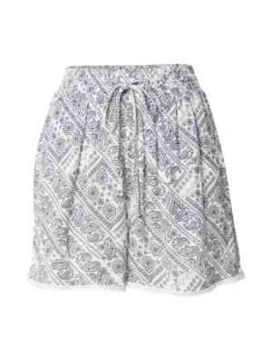 VERO MODA Nadrág  fekete / fehér-Hungary