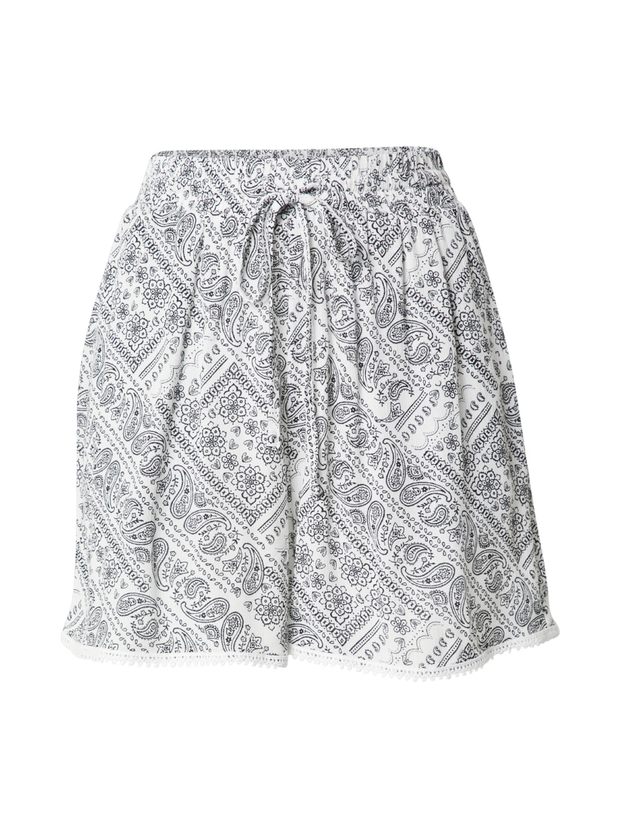 VERO MODA Nadrág  fekete / fehér-Hungary