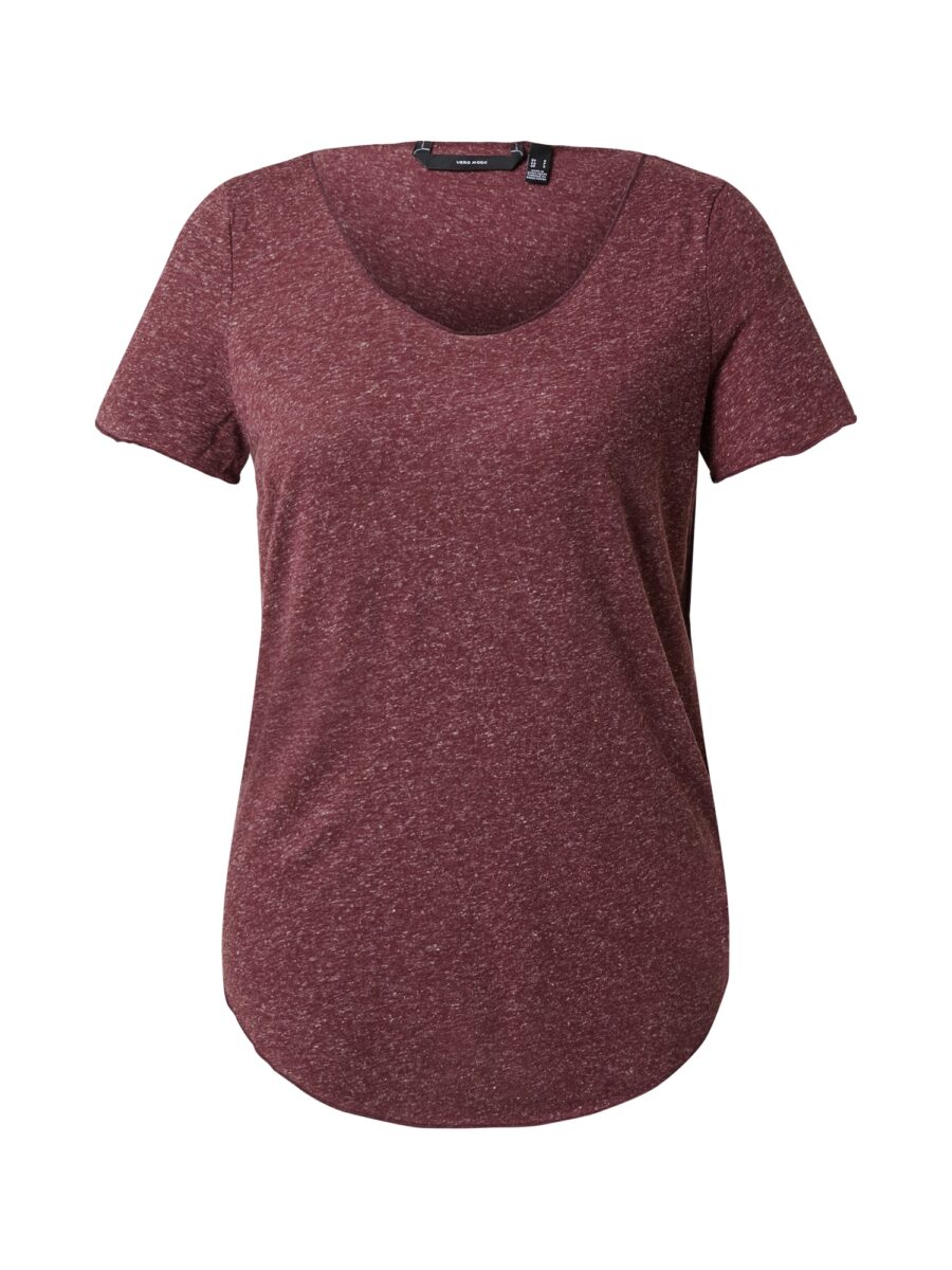 VERO MODA Póló 'Lua'  bordó-hu