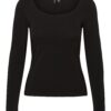 VERO MODA Póló 'Maxi'  fekete-hu
