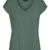 VERO MODA Póló 'VMFilli'  sötétzöld-hu