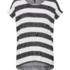 VERO MODA Póló 'VMWide'  fekete / fehér
