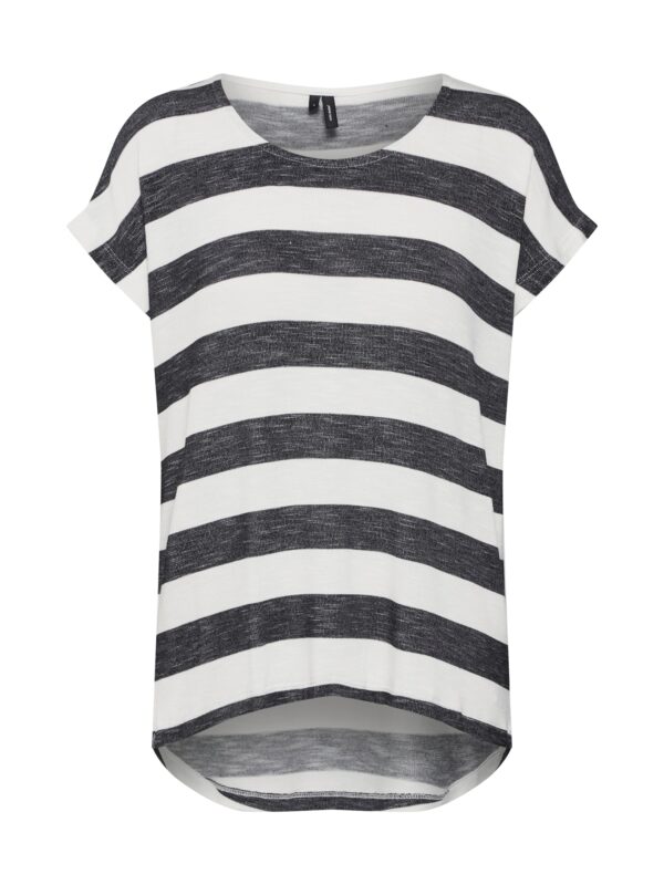 VERO MODA Póló 'VMWide'  fekete / fehér