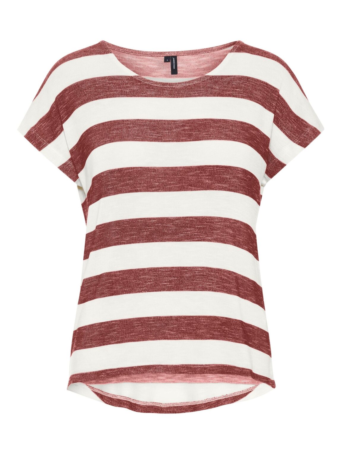 VERO MODA Póló  piros / fehér