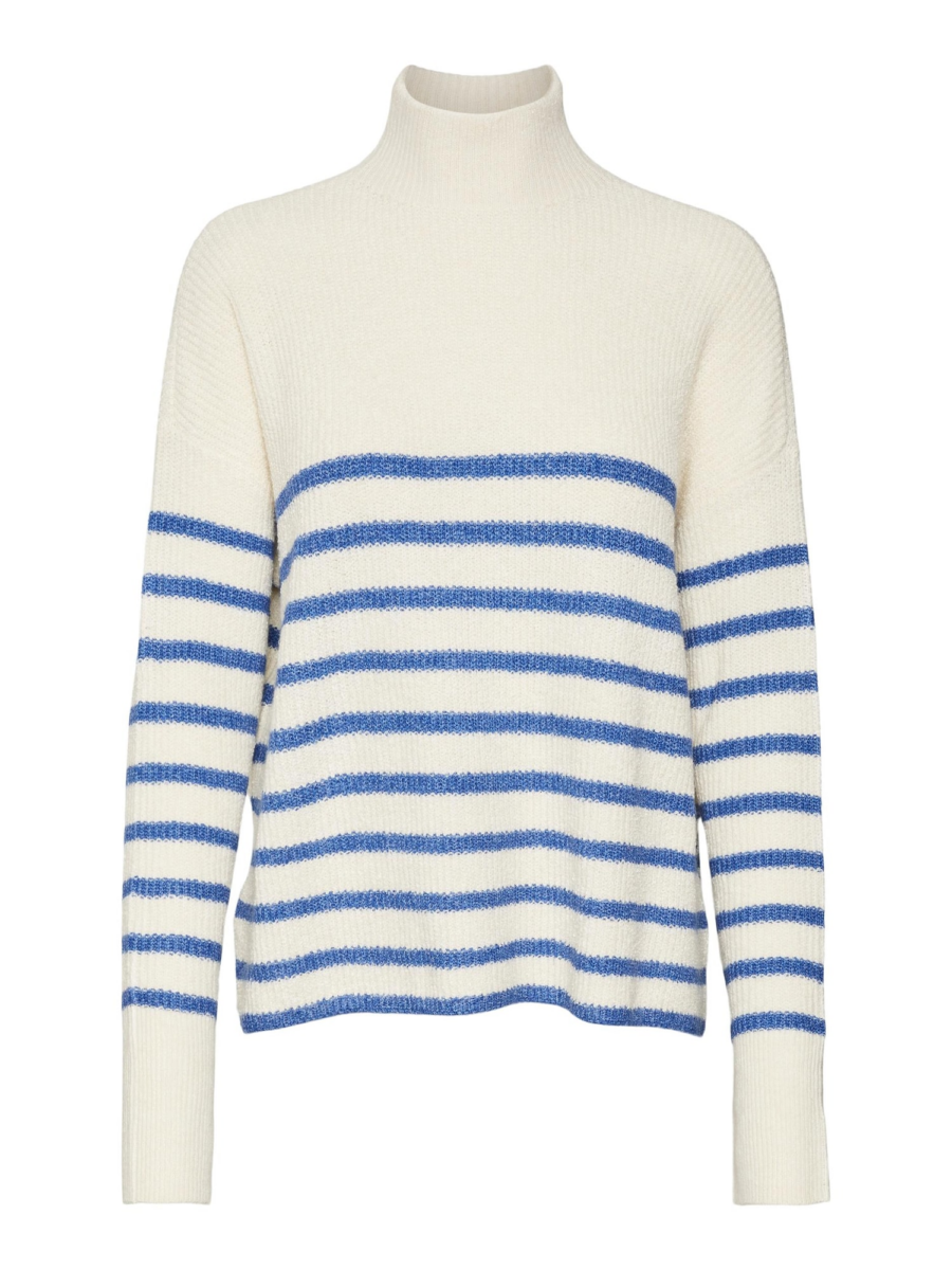 VERO MODA Pulóver 'VMMarina'  krém / kék-Ár