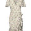 VERO MODA Ruha 'Emma'  pasztellsárga / menta / rózsaszín / fehér-Hungary
