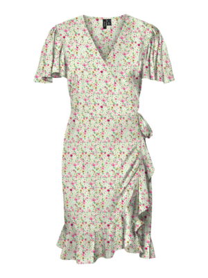 VERO MODA Ruha 'Emma'  pasztellsárga / menta / rózsaszín / fehér-Hungary
