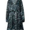 VERO MODA Ruha 'GILLEA'  smaragd / fekete-Ár