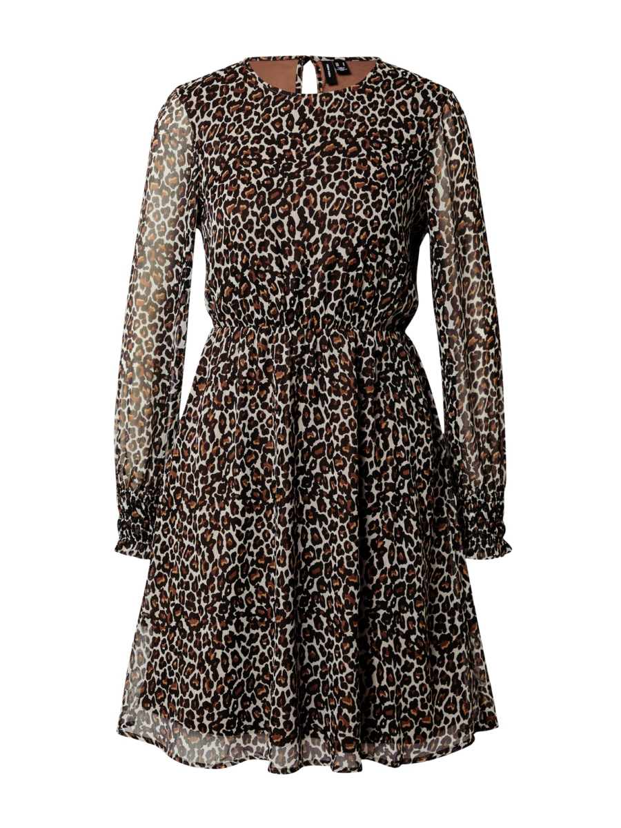 VERO MODA Ruha 'MILLA'  krém / barna / fekete-Ár