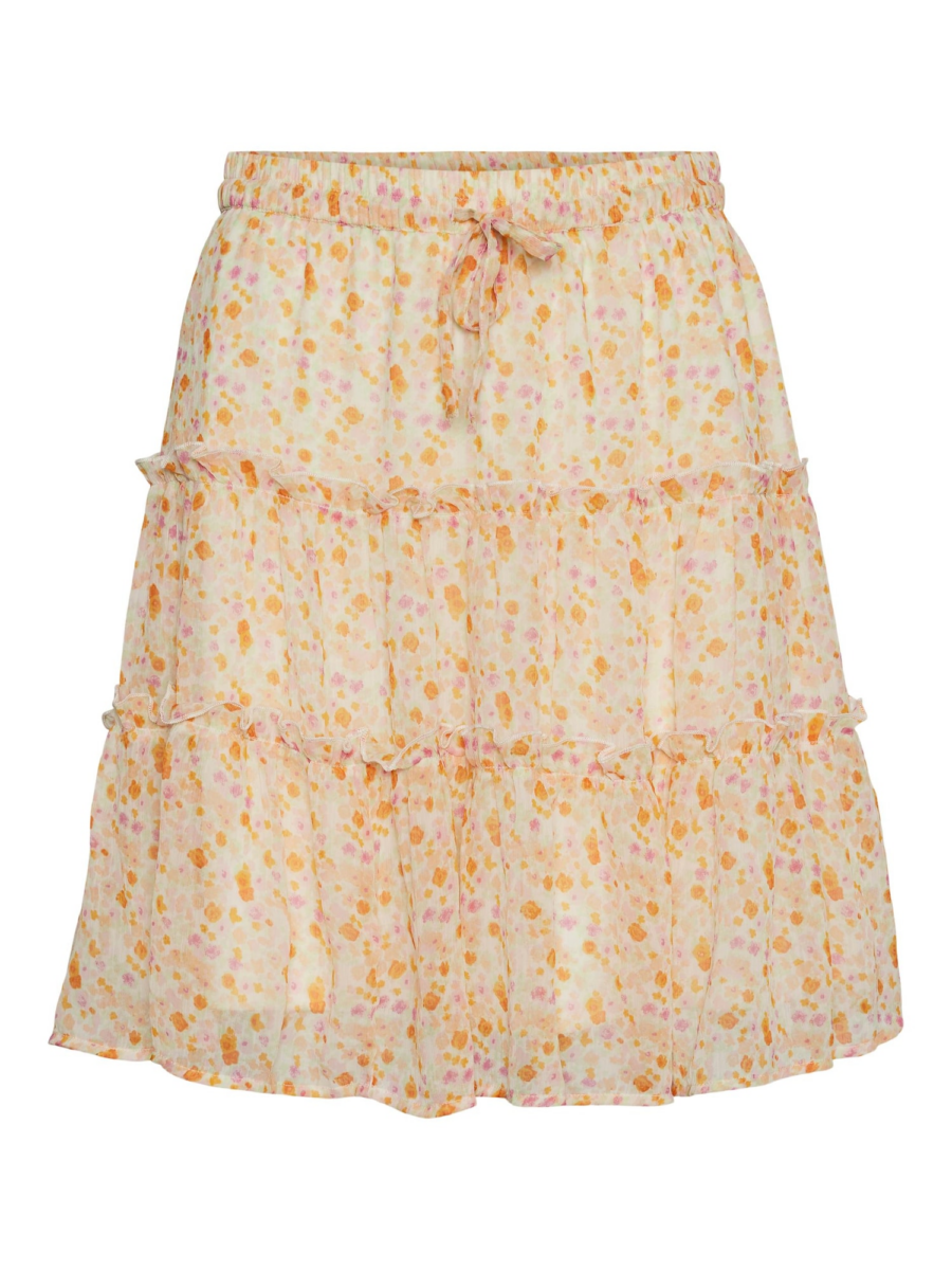 VERO MODA Szoknyák 'SMILLA'  orgona / narancs / sárgabarack / fehér-Hungary