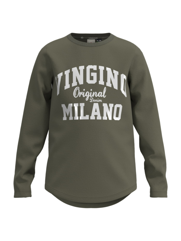 VINGINO Póló  ezüstszürke / sötétzöld-Hungary
