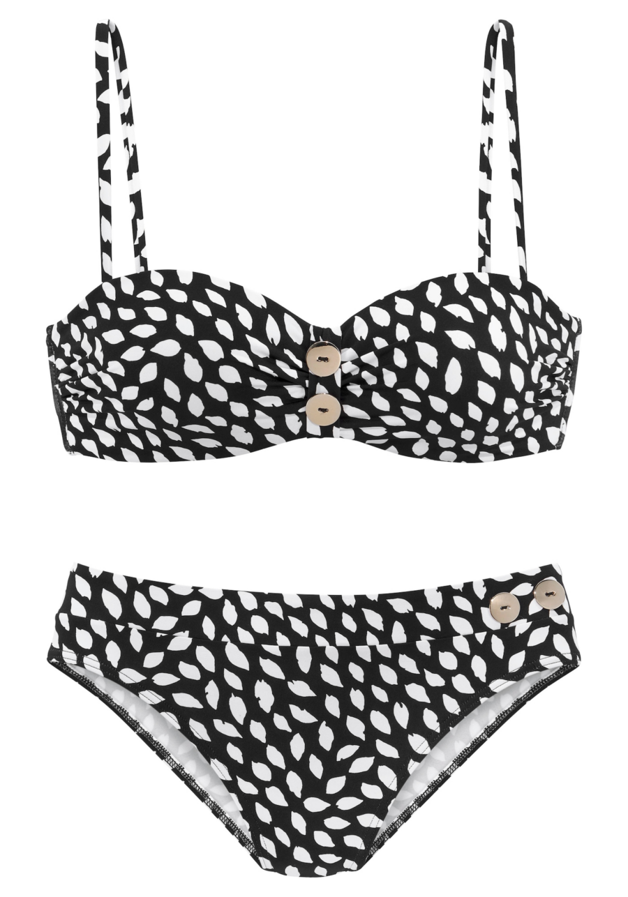 VIVANCE Bikini  bézs / fekete / fehér-Ár
