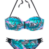 VIVANCE Bikini  ciánkék / orgona / fekete / fehér-Ár