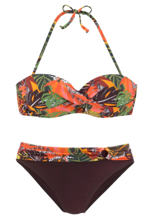 VIVANCE Bikini  csokoládé / sárga / zöld / narancs-Hungary