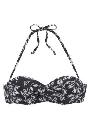 VIVANCE Bikini felső  fekete / fehér-Ár