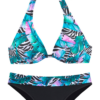 VIVANCE Bikini  jáde / rózsaszín / fekete / fehér-Ár