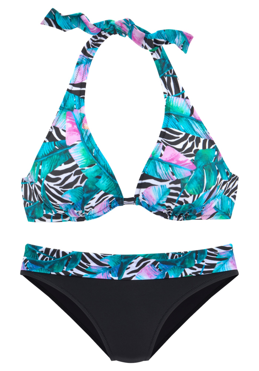 VIVANCE Bikini  jáde / rózsaszín / fekete / fehér-Ár