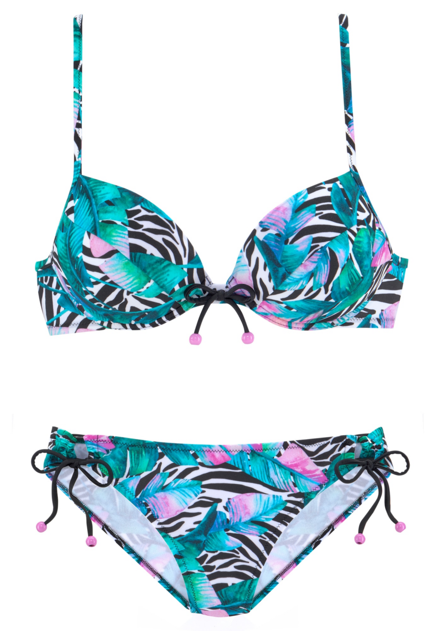 VIVANCE Bikini  jáde / rózsaszín / fekete / fehér-Ár