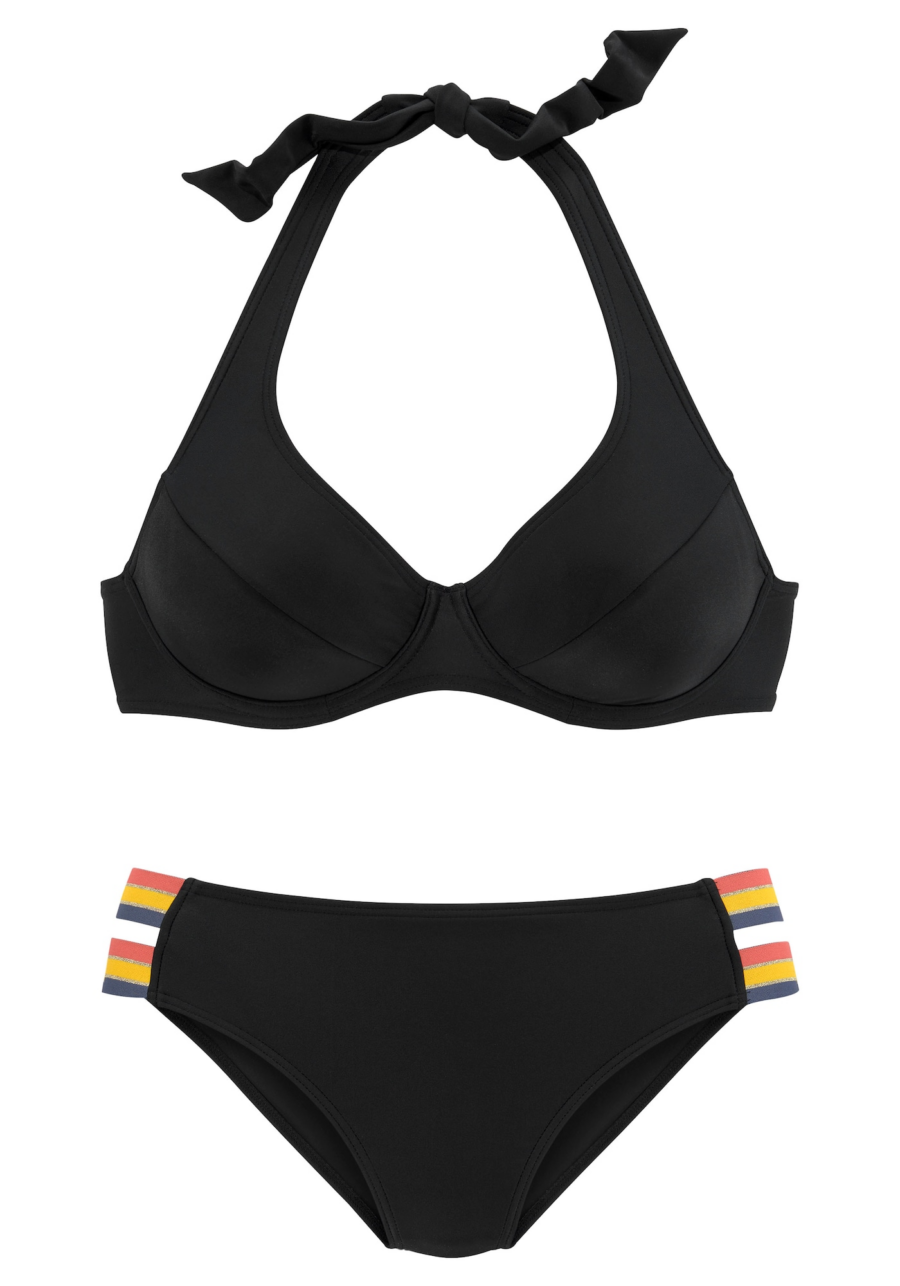 VIVANCE Bikini  sötétkék / sárga / rózsaszín / fekete / ezüst-Hungary