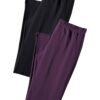 VIVANCE Leggings  bordó / fekete