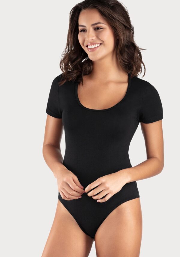 VIVANCE Rövid body  fekete