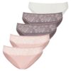 VIVANCE Slip  taupe / pasztell-rózsaszín / fehér