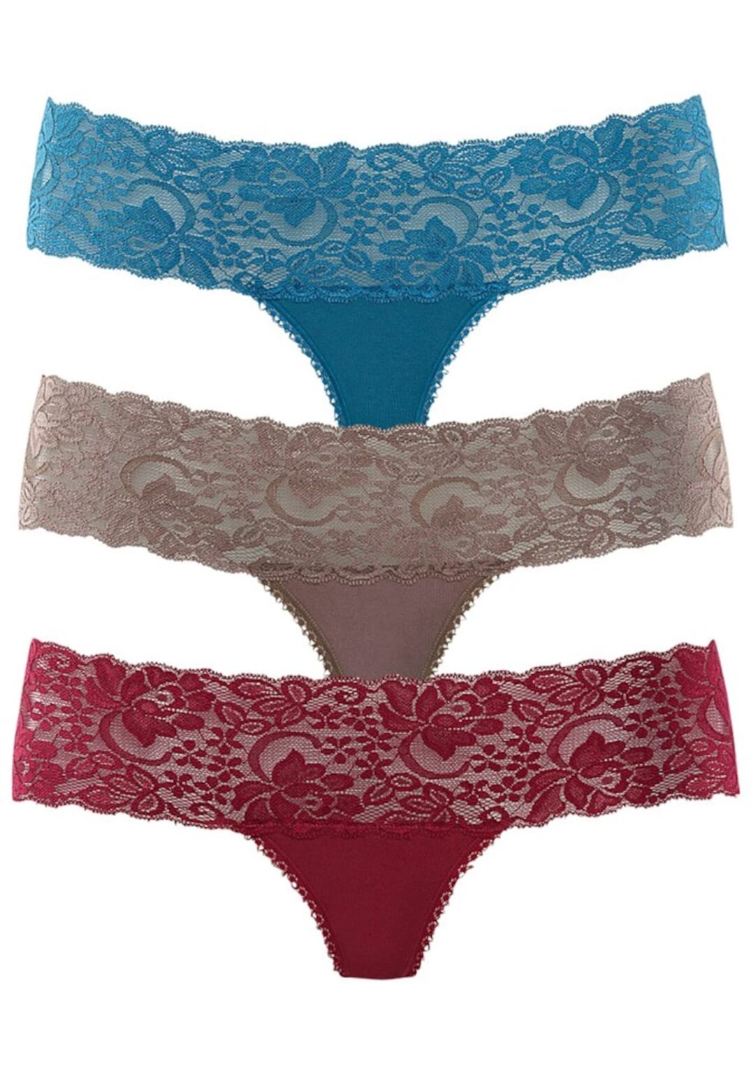 VIVANCE String bugyik  taupe / benzin / bordó