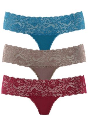 VIVANCE String bugyik  taupe / benzin / bordó