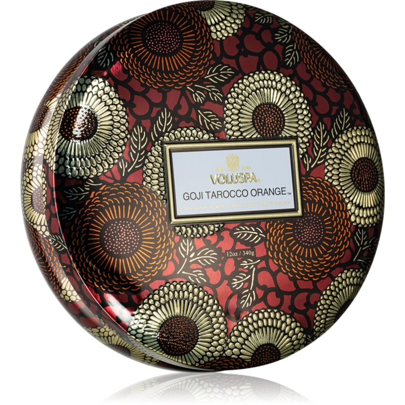 VOLUSPA Japonica Goji Tarocco Orange illatgyertya alumínium dobozban 340 g