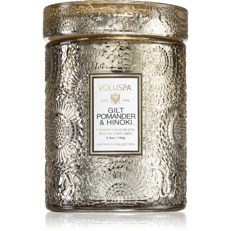 VOLUSPA Japonica Holiday Gilt Pomander & Hinoki illatgyertya 156 g-ár