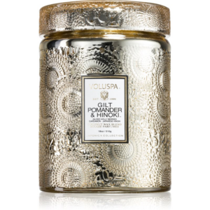 VOLUSPA Japonica Holiday Gilt Pomander & Hinoki illatgyertya 510 g-ár
