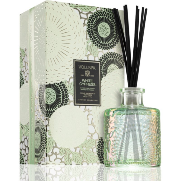 VOLUSPA Japonica Holiday White Cypress Aroma diffúzor töltettel 100 ml-ár