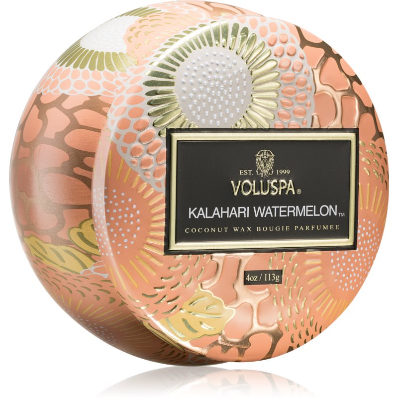 VOLUSPA Japonica Kalahari Watermelon illatgyertya alumínium dobozban 113 g-ár