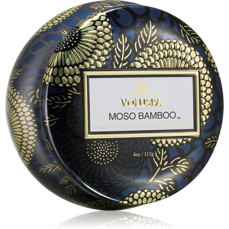 VOLUSPA Japonica Moso Bamboo illatgyertya alumínium dobozban 113 g