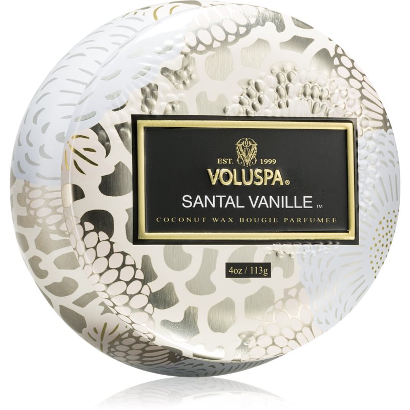 VOLUSPA Japonica Santal Vanille illatgyertya alumínium dobozban 113 g-ár