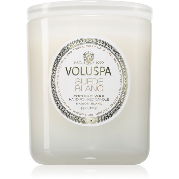 VOLUSPA Maison Blanc Suede Blanc illatgyertya 270 g-ár