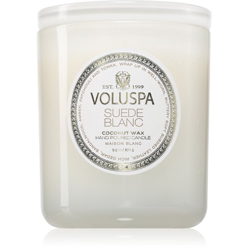 VOLUSPA Maison Blanc Suede Blanc illatgyertya 270 g-ár